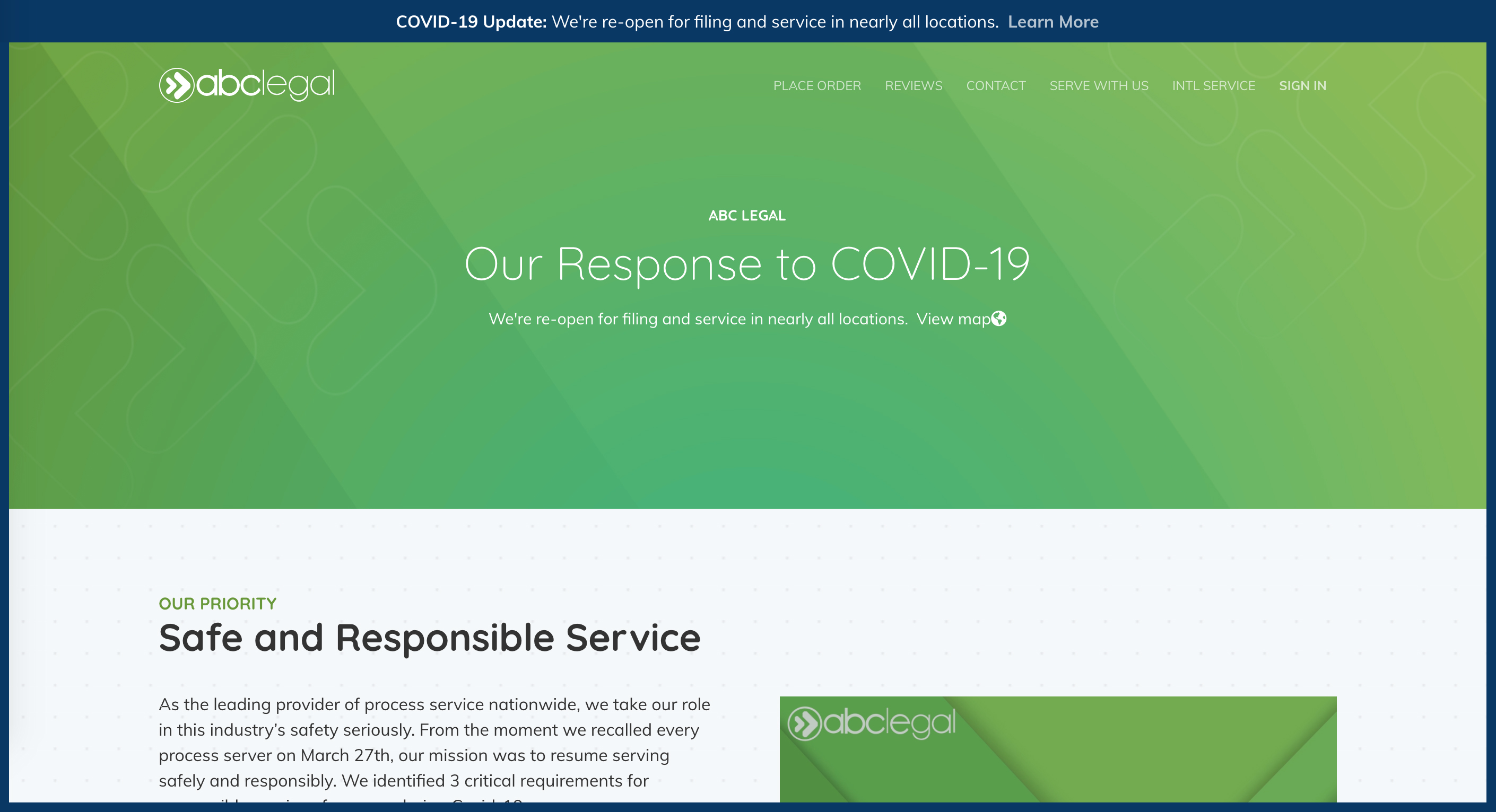 ABC Legal COVID Statement