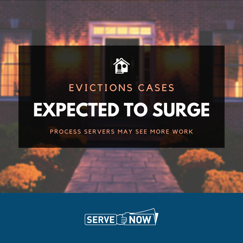 Evictions Cases Expected to Surge, Process Servers May See More Work