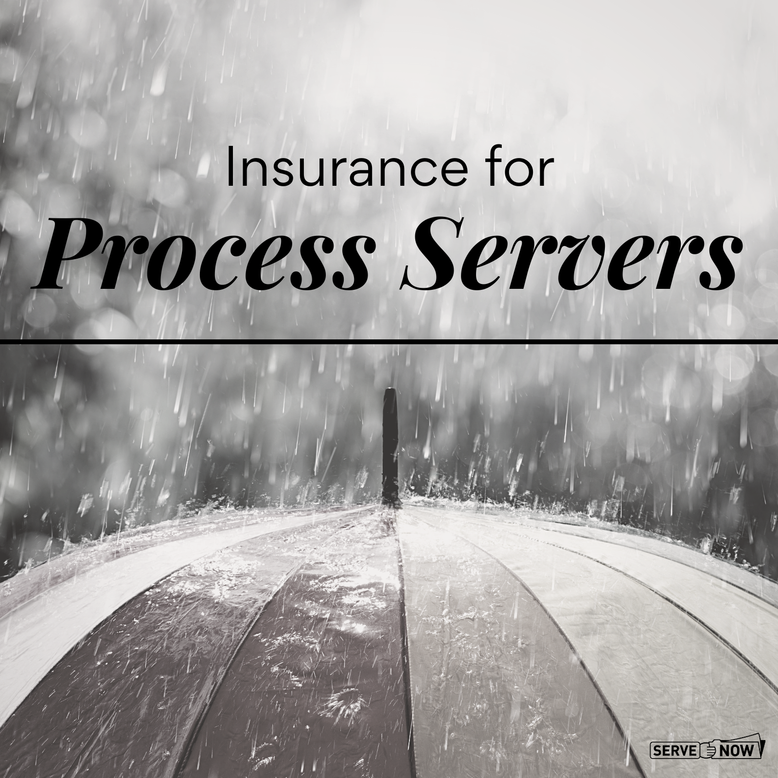Insurance for Process Servers