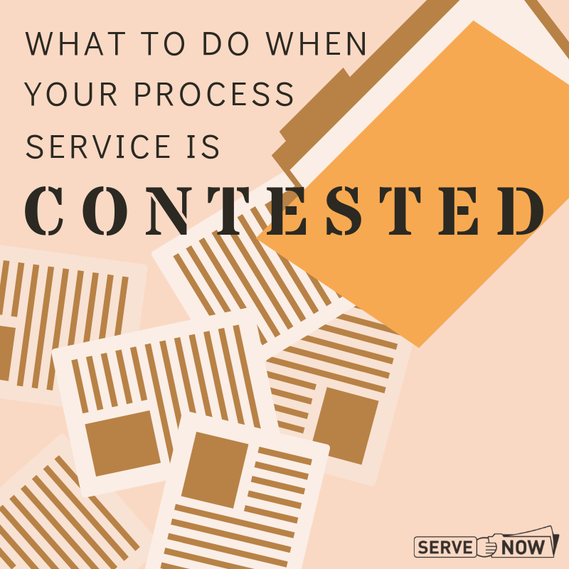 contested service